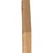 Ekena Millwork 3 1/2"W x 18"D x 22"H Merced Smooth Knee Brace, Western Red Cedar BRC04X18X22MRC00SWR - alternate 4